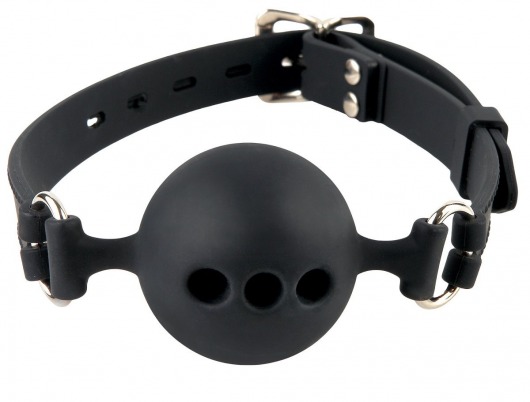 Силиконовый кляп-шар с отверстиями для дыхания Silicone Breathable Ball Gag Small - Pipedream - купить с доставкой в Первоуральске