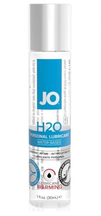 Возбуждающий лубрикант на водной основе JO Personal Lubricant H2O Warming - 30 мл. - System JO - купить с доставкой в Первоуральске