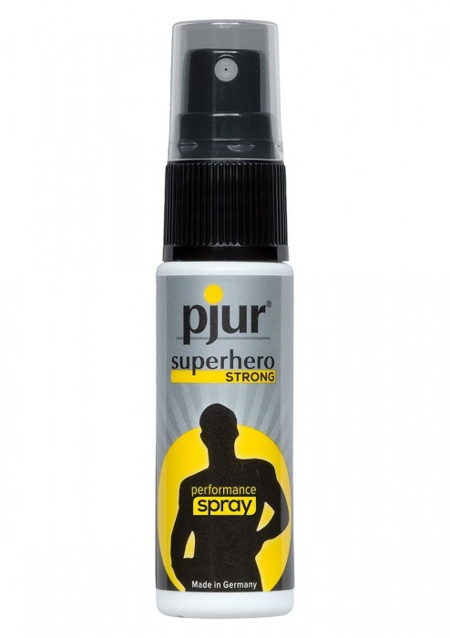 Спрей-пролонгатор длительного действия pjur SUPERHERO Strong Spray - 20 мл. - Pjur - купить с доставкой в Первоуральске