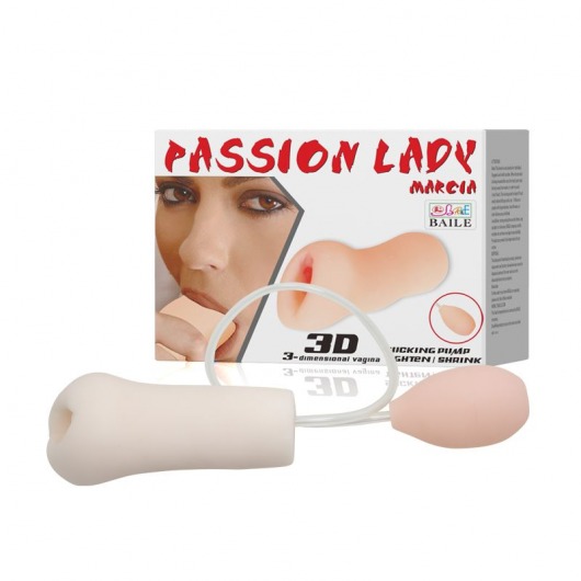 Мастурбатор Passion Lady Marcia с грушей для имитации посасывания - Baile - в Первоуральске купить с доставкой