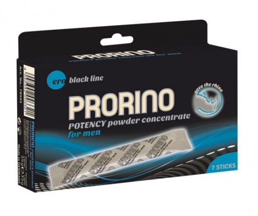 БАД для мужчин PRORINO M black line powder - 7 саше (6 гр.) - Ero - купить с доставкой в Первоуральске