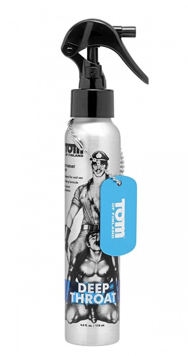 Спрей для лёгкого проникновения во время орального секса Tom of Finland Deep Throat Spray - 118 мл. - Доминирующее кольцо - купить с доставкой в Первоуральске