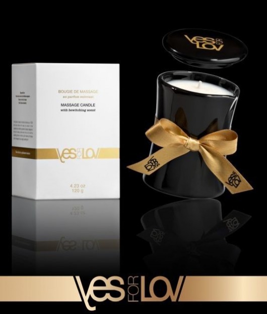 Массажная аромасвеча BEWITCHING MASSAGE CANDLE - 120 мл. - YESforLOV - купить с доставкой в Первоуральске