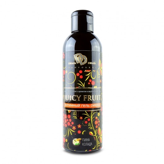 Интимный гель на водной основе JUICY FRUIT с ароматом пина колада - 200 мл. - БиоМед - купить с доставкой в Первоуральске