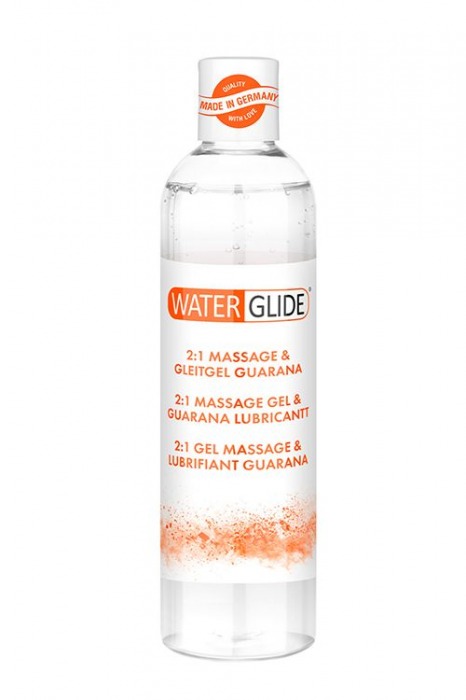 Гель-смазка 2-в-1 MASSAGE   LUBRICANT GUARANA - 300 мл. - Waterglide - купить с доставкой в Первоуральске