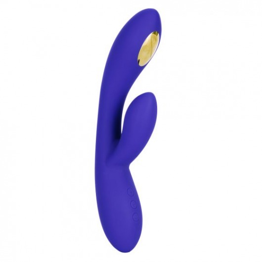 Фиолетовый вибратор с функцией электростимуляции Intimate E-Stimulator Dual Wand - 21,5 см. - California Exotic Novelties - купить с доставкой в Первоуральске