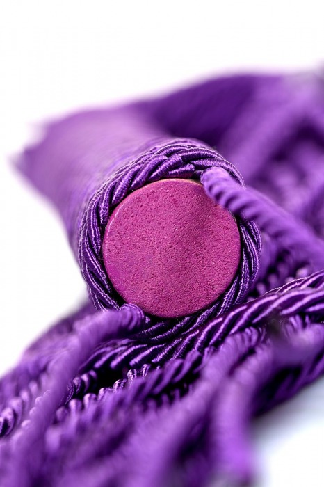 Сиреневый флоггер из веревки Theatre - 48,5 см. - ToyFa - купить с доставкой в Первоуральске