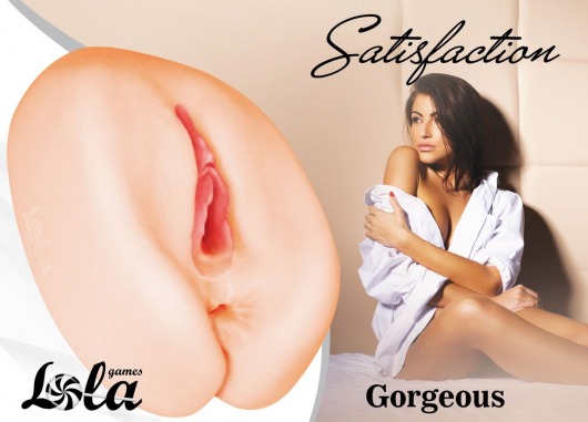 Мастурбатор с 2 тоннелями Satisfaction Gorgeous - Lola Games - в Первоуральске купить с доставкой