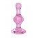 Розовая фигурная анальная втулка - 9,8 см. - Sexus в Первоуральске Розовая фигурная анальная втулка - 9,8 см. - Sexus