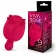 Малиновый вибростимулятор в форме бутона со стебельком - Bior toys в Первоуральске Малиновый вибростимулятор в форме бутона со стебельком - Bior toys