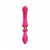 Розовый двусторонний вибромассажёр - 26,8 см. - I-MOON купить в Первоуральске с доставкой в Orgasmix.ru Розовый двусторонний вибромассажёр - 26,8 см. - I-MOON