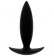 Чёрная мини-пробка для анальной стимуляции BOOTYFUL ANAL PLUG XTRA SMALL BLACK - 9 см. - Dream Toys в Первоуральске Чёрная мини-пробка для анальной стимуляции BOOTYFUL ANAL PLUG XTRA SMALL BLACK - 9 см. - Dream Toys